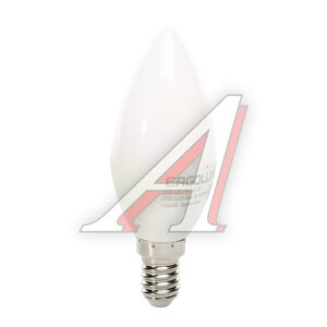Изображение 1, EL-LED-C35-7W-E14-3K Лампа светодиодная Е14 C35 7W (75W) 220V тёплый свет ERGOLUX