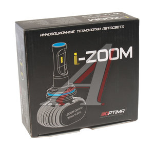 Изображение 3, I-H11 Лампа светодиодная 12/24V H11 PGJ19-2 5100K (2шт.) I-Zoom OPTIMA