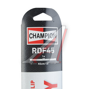 Изображение 4, RDF45/B01 Щетка стеклоочистителя 450мм бескаркасная Rainy Day Flat Multi Clip CHAMPION
