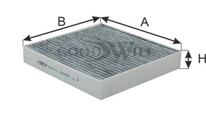 Изображение 3, AG658CFC Фильтр воздушный салона GEELY Atlas (16-) GOODWILL