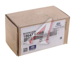 Изображение 3, 18647-61566 Лампа 12V H4 60/55W HYUNDAI головного света OE