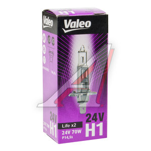 Изображение 2, 032932 Лампа 24V H1 70W P14.5s(1шт.) Life x2 VALEO