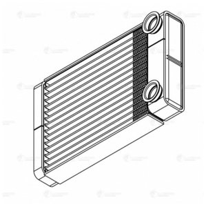 Изображение 5, LRH0595 Радиатор отопителя CHEVROLET Aveo (11-) LUZAR
