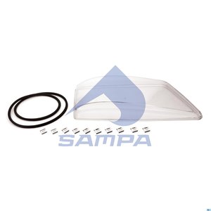 Изображение 2, 022.350 Стекло фары MAN TGX, TGS правой SAMPA