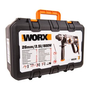 Изображение 8, WX339 Перфоратор 800Вт 2.5Дж (кейс) WORX