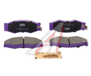 Изображение 2, PN2105 Колодки тормозные NISSAN Bluebird передние (4шт.) NIBK