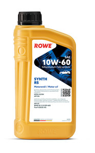 Изображение 1, 20070-0010-99 Масло моторное HIGHTEC SYNTH RS A3/B4/SN/CF 10W60 синт.1л ROWE