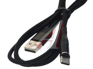 Изображение 2, BU16 black Кабель USB Type C 1.2м магнитный черный BOROFONE