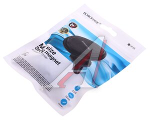 Изображение 1, BH135 Держатель телефона на дефлектор магнитный черный BOROFONE