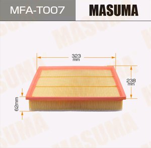 Изображение 2, MFA-T007 Фильтр воздушный TOYOTA Land Cruiser Prado (09-) MASUMA