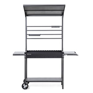 Изображение 1, МАН 304 Мангал сварной 1335х694х1961х3.0мм передвижной крыша-навес GRATAR 