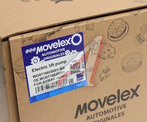 Изображение 5, WG9719820001-MX Насос подъема кабины SITRAK HOWO ручной (квадратный) MOVELEX
