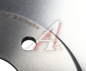 Изображение 6, 09B64711 Диск тормозной MITSUBISHI Lancer (08-) передний (1шт.) BREMBO