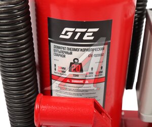 Изображение 6, GTE-TQ20002 Домкрат бутылочный 20т 265-510мм пневматический GTE