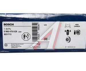 Изображение 5, 0986479A26 Диск тормозной MERCEDES GL (X164) передний (1шт.) BOSCH