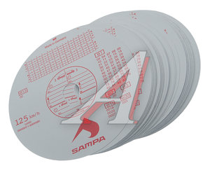 Изображение 2, 092.073-01 Карта тахографа до 125км/ч (100шт.) SAMPA