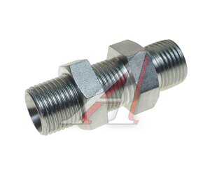Изображение 2, 6B-08LN Адаптер BSP(Ш)1/2"-BSP(Ш)1/2" удлиненный (с гайкой, проходной) ZHHMC