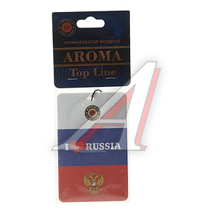 Изображение 1, ATL-03327 Ароматизатор подвесной пластина (флаг России) TOP LINE