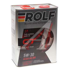 Изображение 1, 323150 Масло моторное GT A5/B5 5W30 синт.4л ROLF