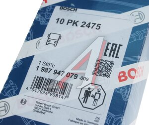 Изображение 3, 1987947079 Ремень приводной поликлиновой 10PK2475 SCANIA P400 BOSCH