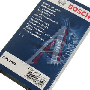 Изображение 3, 1987947823 Ремень приводной поликлиновой 6PK2030 BOSCH