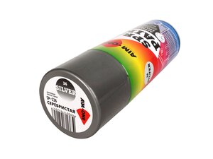 Изображение 3, SP-S36 Краска серебряная аэрозоль 450мл акриловая Spray Paint Silver AIM-ONE