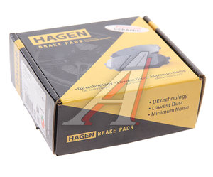 Изображение 3, GP1909 Колодки тормозные MERCEDES ML (W166) задние (4шт.) HAGEN SANGSIN