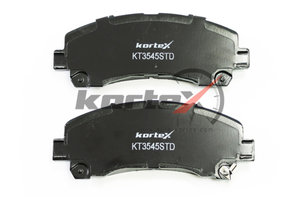 Изображение 2, KT3545STD Колодки тормозные CHEVROLET Trailblazer (12-) передние (4шт.) KORTEX