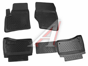 Изображение 1, NPL-Po-95-55 Коврик салона VW Touareg (06-09) полиуретан (4 предм.) NORPLAST