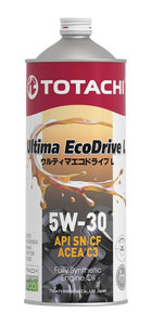 Изображение 1, 12101 Масло моторное ULTIMA ECODRIVE L C3/SN 5W30 синт.1л TOTACHI