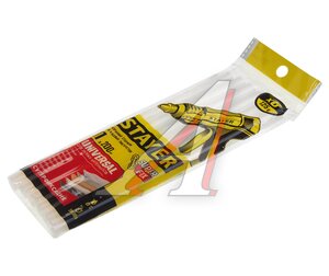 Изображение 1, 2-06821-T-S06 Стержень клеевой 11х200мм 6шт.прозрачный для дерева,  бумаги,  ткани,  стекла STAYER