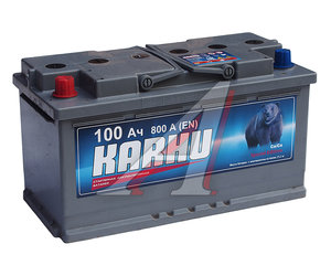 Изображение 1, 6СТ100(1) Аккумулятор KARHU 100А/ч