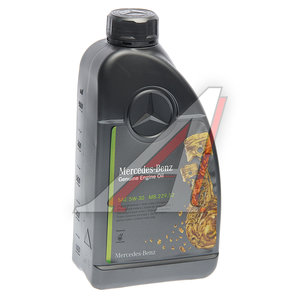 Изображение 1, A000989700611ABDE Масло моторное MERCEDES 5W30 синт. MB 229.52 1л