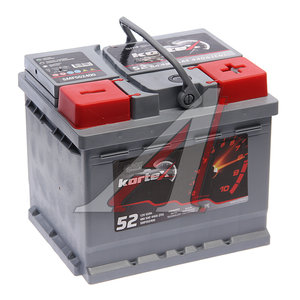 Изображение 1, 6СТ52(0) SMF552400 Аккумулятор KORTEX BLACK Dynamic 52А/ч обратная полярность,  низкий