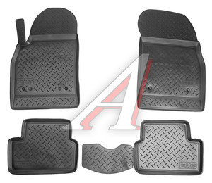 Изображение 1, NPL-Po-69-23 Коврик салона RENAULT Logan (06-14) полиуретан (4 предм.) NORPLAST