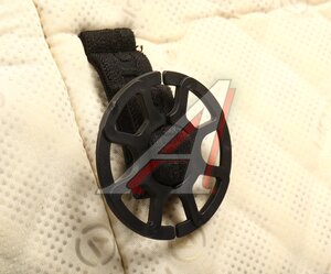 Изображение 3, GRN-1100 BK/BK Накидка на сиденье алькантара стеганая/эко-кожа черная (11 предметов) Grande AUTOPROFI