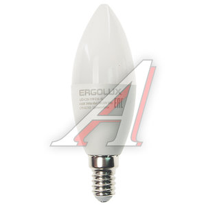 Изображение 1, LED-C35-11W-E14-4K Лампа светодиодная E14 C35 11W (95W) 220V холодный ERGOLUX