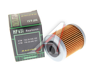 Изображение 1, HF651 Фильтр масляный мото KTM 690 (12-) HIFLO FILTRO