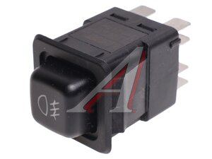 Изображение 1, Е12.3709010-32 Выключатель кнопка ГАЗ, ЗИЛ, УАЗ противотуманных фар АСТРО