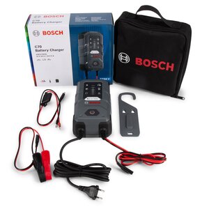 Изображение 1, 0189911070 Устройство зарядное 12-24V 7A 220V C70 BOSCH