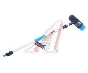 Изображение 2, 39793 Щетка для мойки автомобиля телескопическая 75-130см под шланг BLACK&BLUE