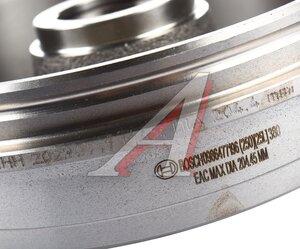 Изображение 5, 0986477196 Барабан тормозной NISSAN Micra (03-) задний (1шт.) BOSCH