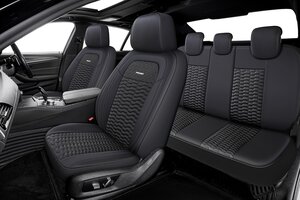 Изображение 1, LOD1000 Авточехлы универсальные экокожа черные (11 предм.) Lord PREMIER