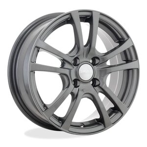 Изображение 1, СКАД 5х100 ЕТ38 D-57,1 Диск колесный литой VW Polo Sedan SKODA Rapid R15 Дели Графит