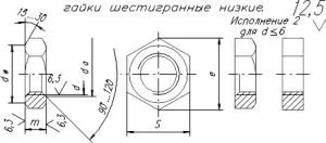 Изображение 2, 250636-П29 Гайка М16х1.5х8 ГАЗ многоцелевая РААЗ