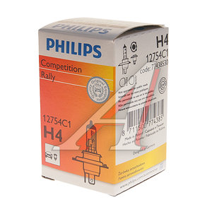 Изображение 2, 12754C1 Лампа 12V H4 100/90W P43t PHILIPS