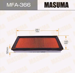 Изображение 2, MFA-366 Фильтр воздушный NISSAN Almera (N16), Primera (P10, P11, P12), Maxima (A33), X-Trail (T30) MASUMA
