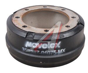 Изображение 1, 35B247-01075-MX Барабан тормозной JAC N120 (20-) КАМАЗ Компас-12 передний MOVELEX