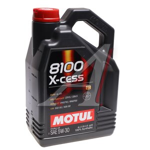 Изображение 1, 113529 Масло моторное 8100 X-CESS 5W30 синт.4л MOTUL