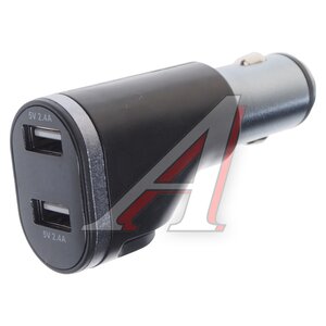 Изображение 1, NO.1648 Устройство зарядное в прикуриватель 2USB 12V OLESSON
